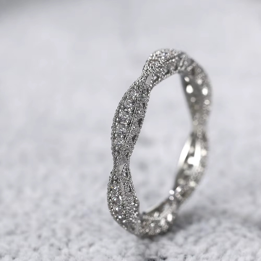 Huitan Ring, Silber, Zirkonia, Damen - Bild 2