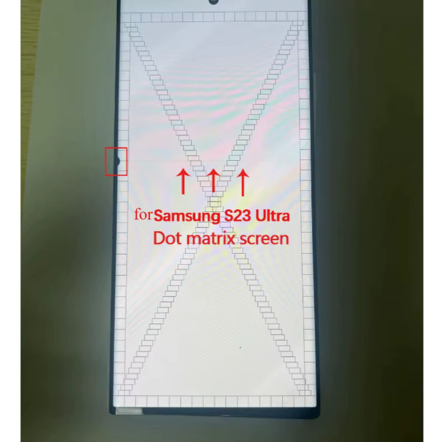 Samsung Galaxy S23 Ultra AMOLED Display Ersatz mit Defekten, 120Hz LCD Bildschirmkomponente, Farbe: Weiß - Bild 1