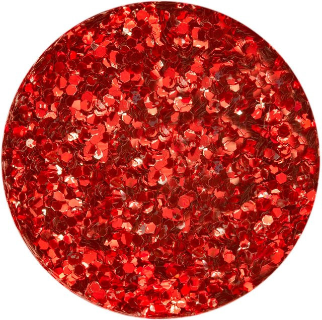 Glorex Bio Glitter grob Rot - Bild 1