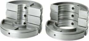 Rothenberger Reduktions-Spanneinsatz für P250/315B, 90mm, 8 Halbschalen, Silber - Bild 1