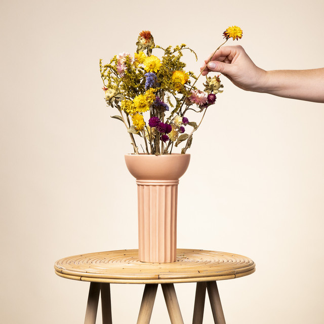 Bunter Trockenblumenstrauß von BLUME2000 für den Tisch - Bild 1