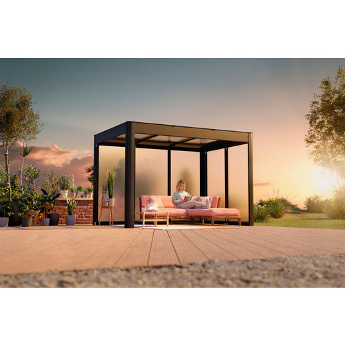 SunElements Pergola SunCover Deluxe 3.2 aus Aluminium in Schwarz und Anthrazit, B/H: 338 x 229 cm - Bild 2