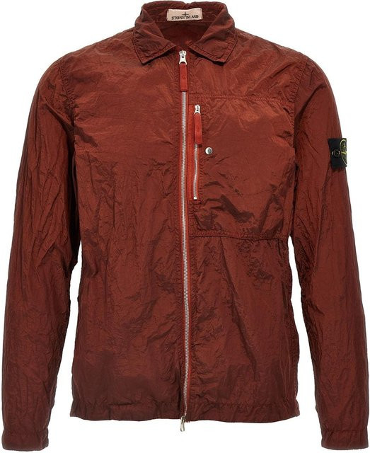 Stone Island Langarmjacke Nylon Metal, Rot-Braun, Herren - Bild 1