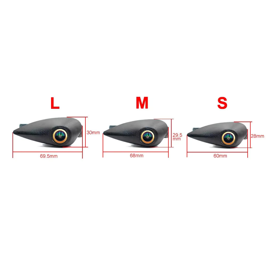 SMARTOUR Full HD 1080P CCD AHD Fahrzeug-Emblem-Frontkamera in Schwarz für Hyundai Elantra Verna Accent Tucson IX35 Santa Fe I20 I30 I40 H1 - Bild 2
