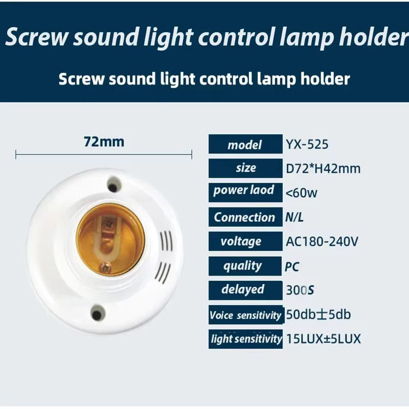 Runde E27 LED-Lampe in Weiß aus Kunststoff mit Schraubverschluss - Bild 2