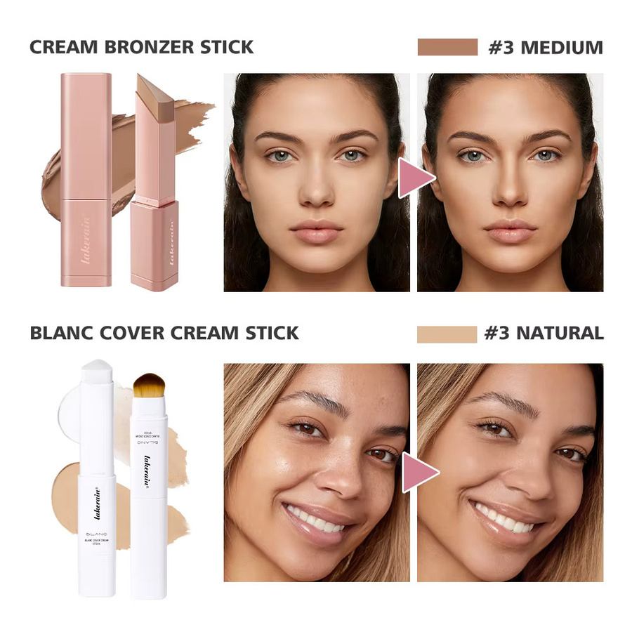 ibcccndc Foundation-Stick und Kontur-Stick Set, Creme - Bild 2