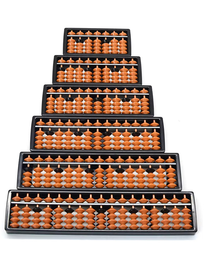 Standard-Abakus, Soroban-Rechner, braune Perlen, Lernspielzeug - Bild 4