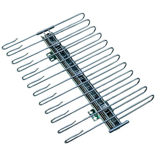 WENKO Schrankauszug Hosenbügel für 12 Hosen aus Metall in Silber, B/H/T: 33 x 10 x 47 cm - Bild 4