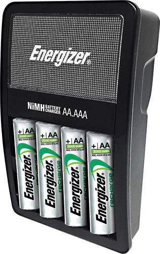 Energizer Maxi Charger Rundzellen-Ladegerät für NiMH Micro (AAA) und Mignon (AA) in Schwarz - Bild 1