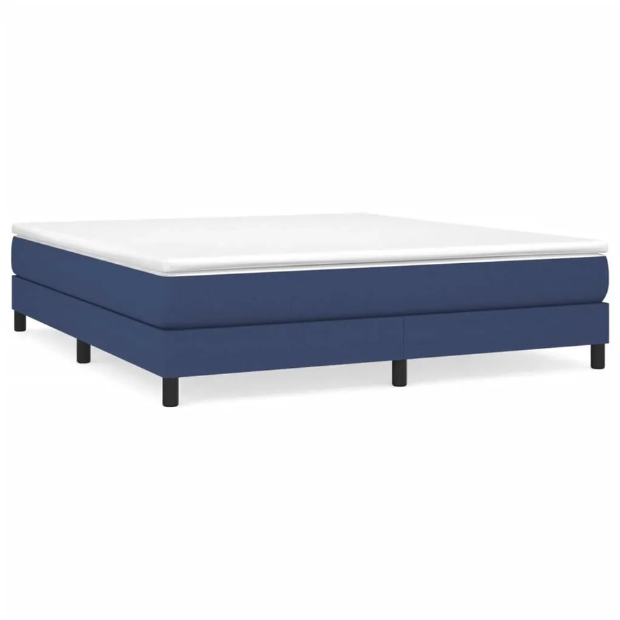 vidaXL Boxspringbett Blau mit Stoffbezug B/T/H: 180 x 200 x 203 cm - Bild 2