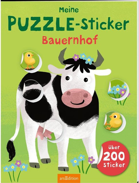 Ars Edition GmbH Meine Puzzle-Sticker Bauernhof, Pappe / Karton - Bild 1