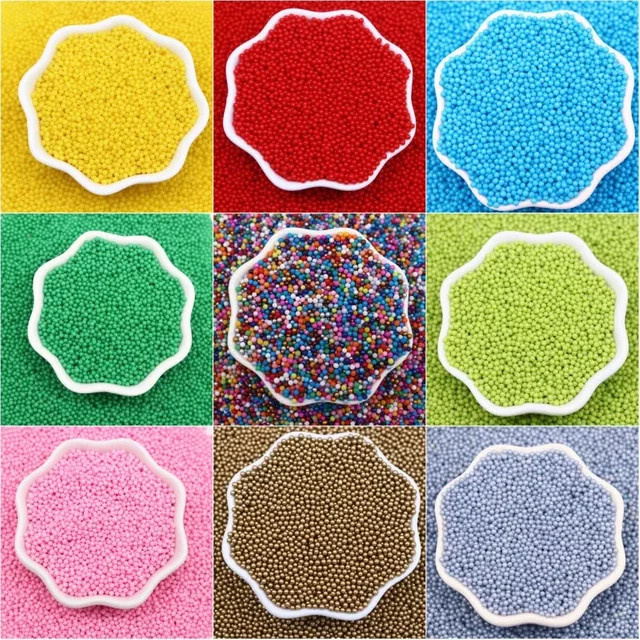 Glas Perlen, bunt, rund, 2 mm, Unisex - Bild 1