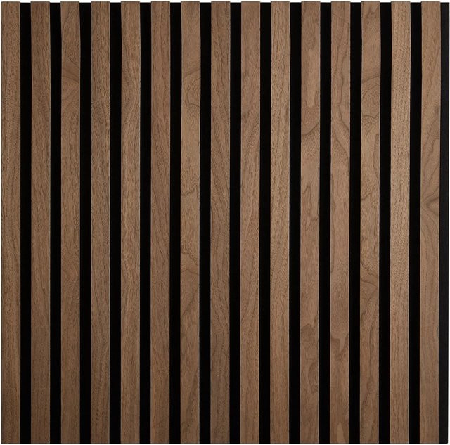Homestyle4u Akustikpaneel aus Holz und Filz in Braun, B/H: 60 x 60 cm - Bild 1