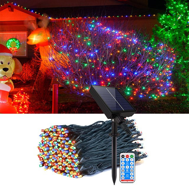 Wasserdichte Solar LED String Fairy Light Girlande in Multicolour für Garten, Hochzeit und Party - Bild 1