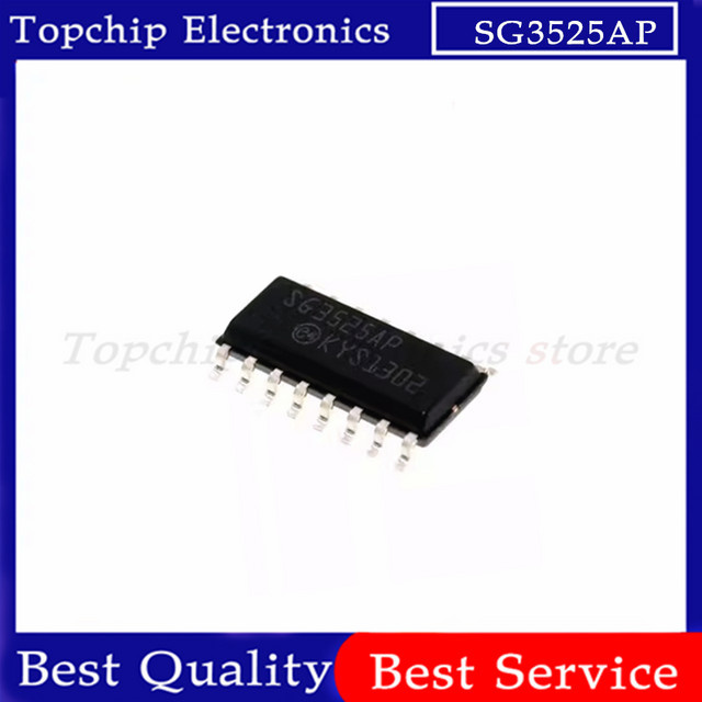 10 Stück SG3525AP SOP16 SMD IC in Schwarz - Bild 1