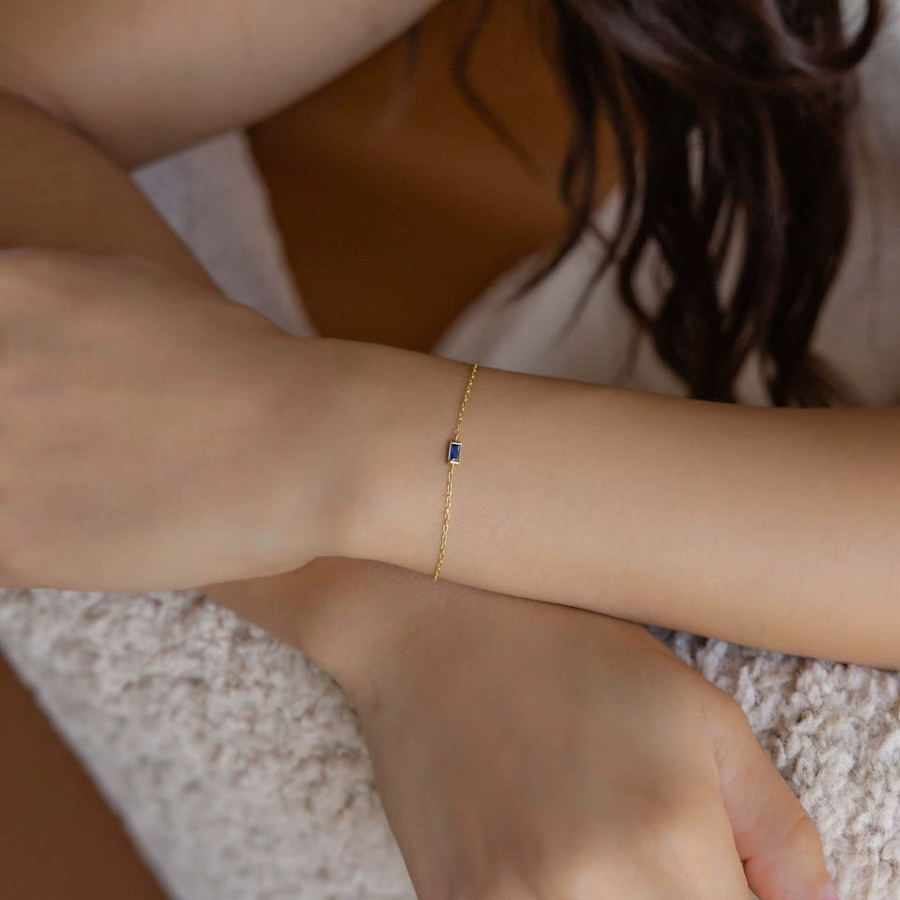 CARLIDANA Armband, vergoldeter Edelstahl, Zirkonia, Damen - Bild 2