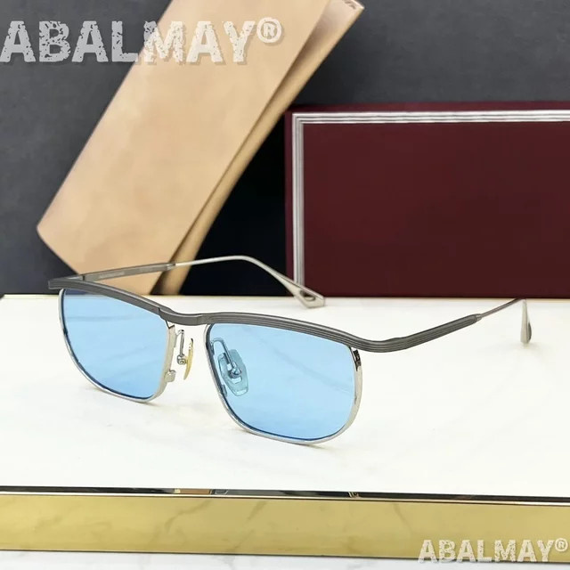 MELVILLE Sonnenbrille, Unisex, Halbrand, rectangular, Metall, silver - Bild 1