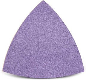Menzer Klett-Schleifblätter für Deltaschleifer, Körnung K400, Durchmesser: 82 mm, Farbe: Lila - Bild 1