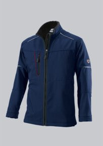 BP Softshell-Arbeitsjacke in Nachtblau, Größe 2XL - Bild 1
