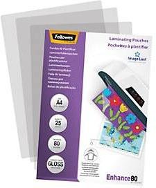 Fellowes Laminierfolie ImageLast Enhance 80, transparent, DIN A4, 25 Stück - Bild 3