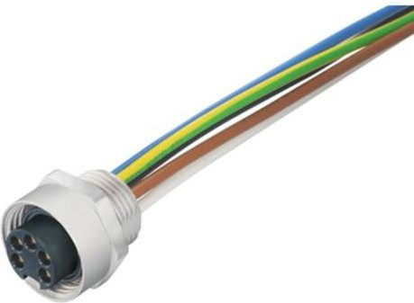 Weidmüller Sensor-Aktor-Einbausteckverbinder 7/8 Buchse Einbau 5-polig Silber - Bild 1