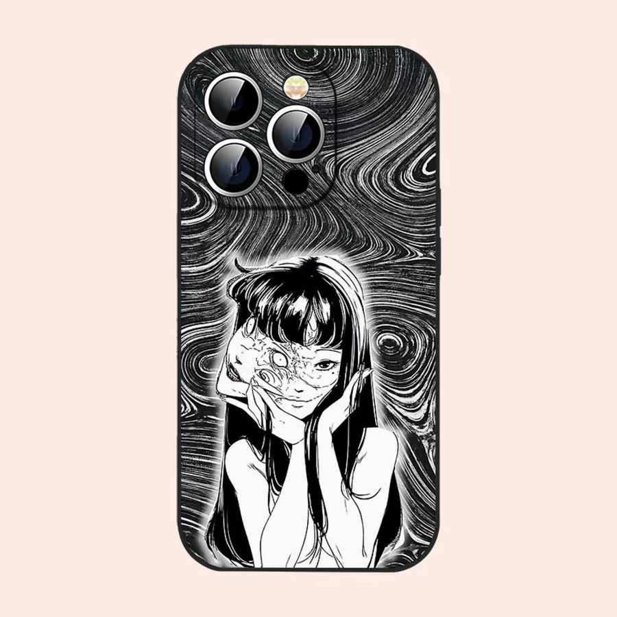 Horror-Comic Tomie Junji Itou Handyhülle aus hartem Silikon für Apple iPhone 11 bis iPhone 17 Pro Max in Multicolour - Bild 6