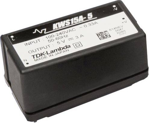TDK-Lambda KWS15A-12 AC/DC-Printnetzteil 12V 1.3A 15.6W Schwarz - Bild 1