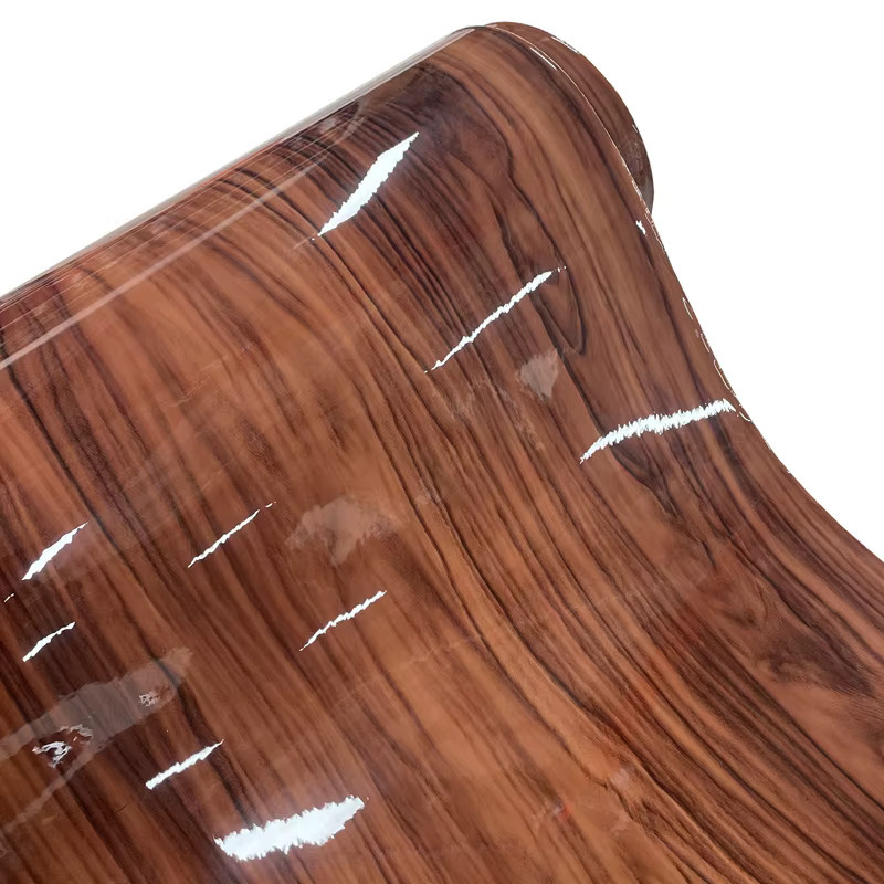 Selbstklebende Vinylfolie mit Holzmaserung in Braun von KDSTECK für Möbel und Dekoration - Bild 3