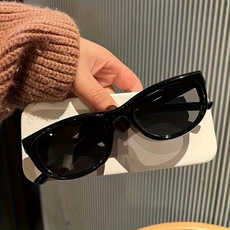 ERIKOLE Cat-Eye Sonnenbrille, Vollrand, Schwarz, Kunststoff, Damen - Bild 1