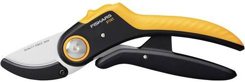 Fiskars Plus Amboss-Gartenschere P741 mit PowerLever Technologie in Orange-Schwarz - Bild 1