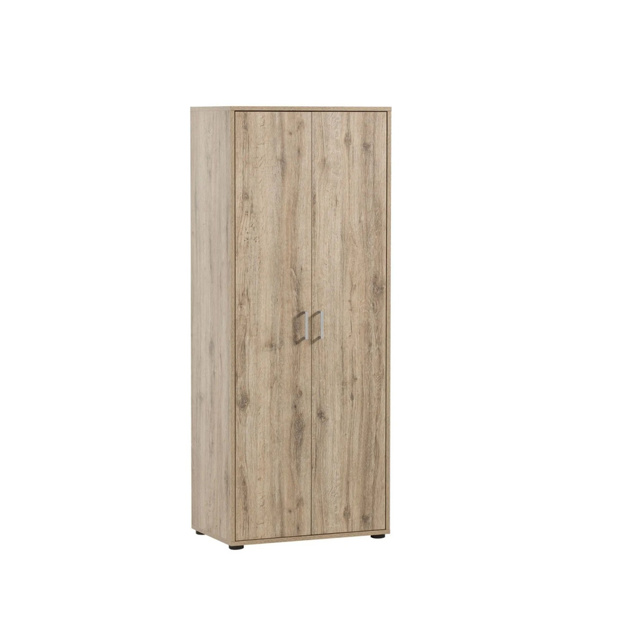 PROREGAL Aktenschrank Fox mit 2 Flügeltüren in Eiche, Höhe: 164 cm, Breite: 65 cm, Tiefe: 41 cm - Bild 2