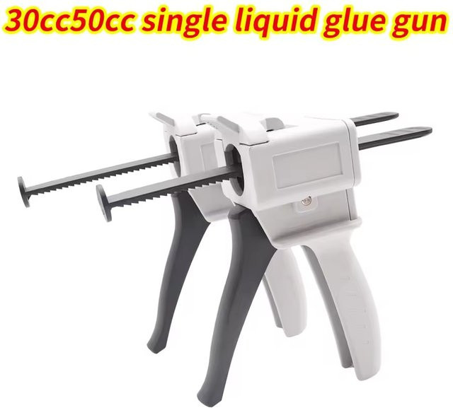 KRIOCY Manuelle UV-Klebepistole in Weiß für Epoxid-Klebstoff, 30 ml - Bild 1