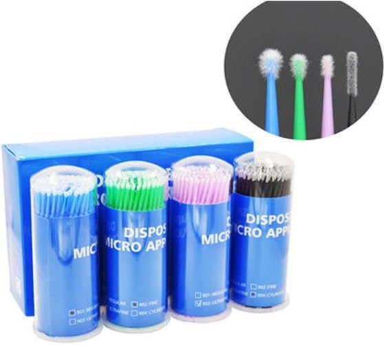 DFDG Dental Einweg Micro Pinsel Applikatoren, 100 Stück - Bild 1