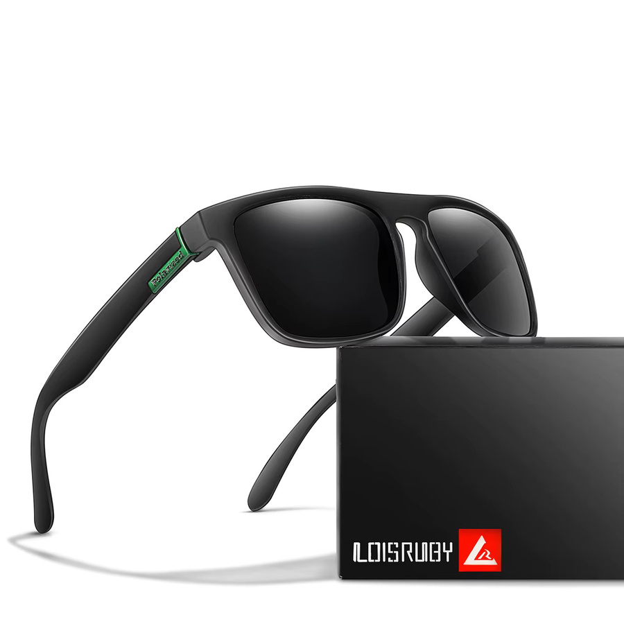 TAMWY Sonnenbrille, quadratisch, Vollrand, Kunststoff, schwarz, Unisex - Bild 4