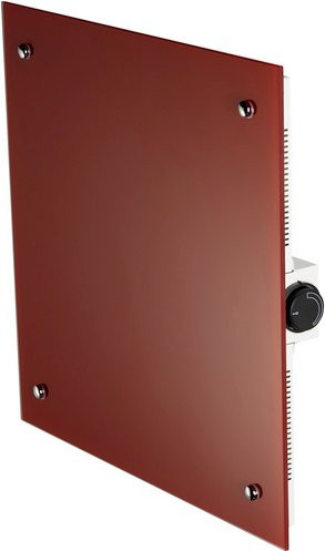 JOLLYTHERM Infrarot-Glasheizkörper in Rot, B/H: 50 x 50 cm, max. Heizleistung: 350 W - Bild 1