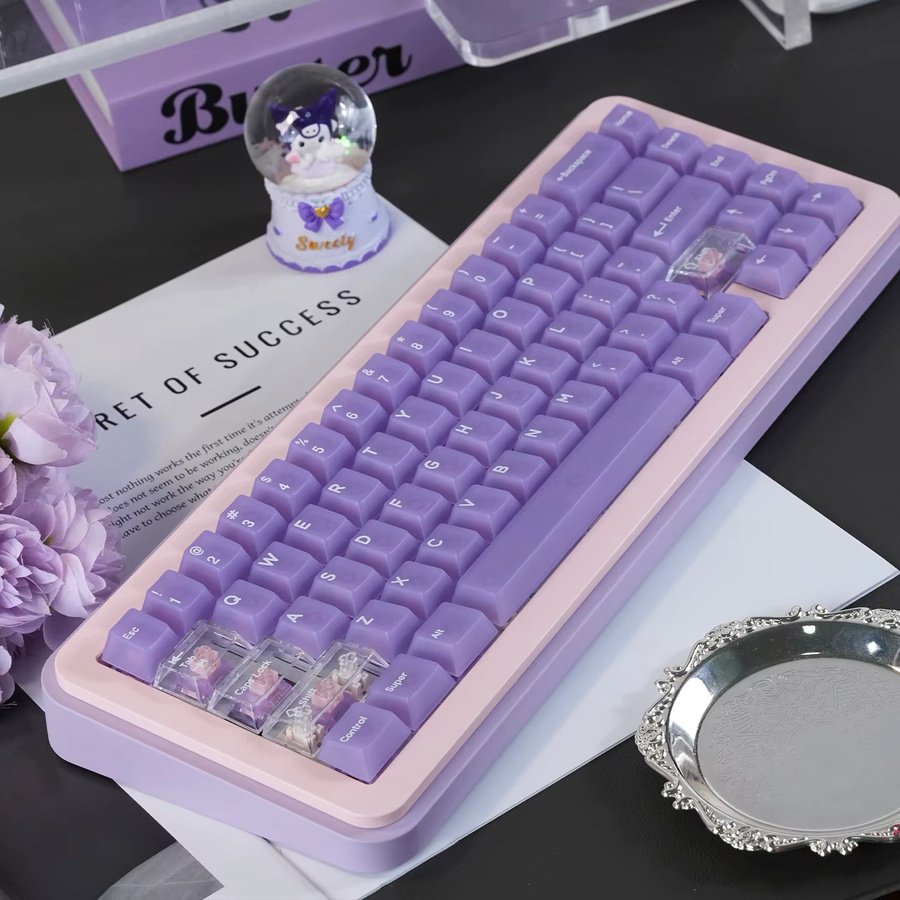 Venit Keys Transparente Tastenkappen in Lila im Cherry-Profil für mechanische Tastaturen aus PC - Bild 2