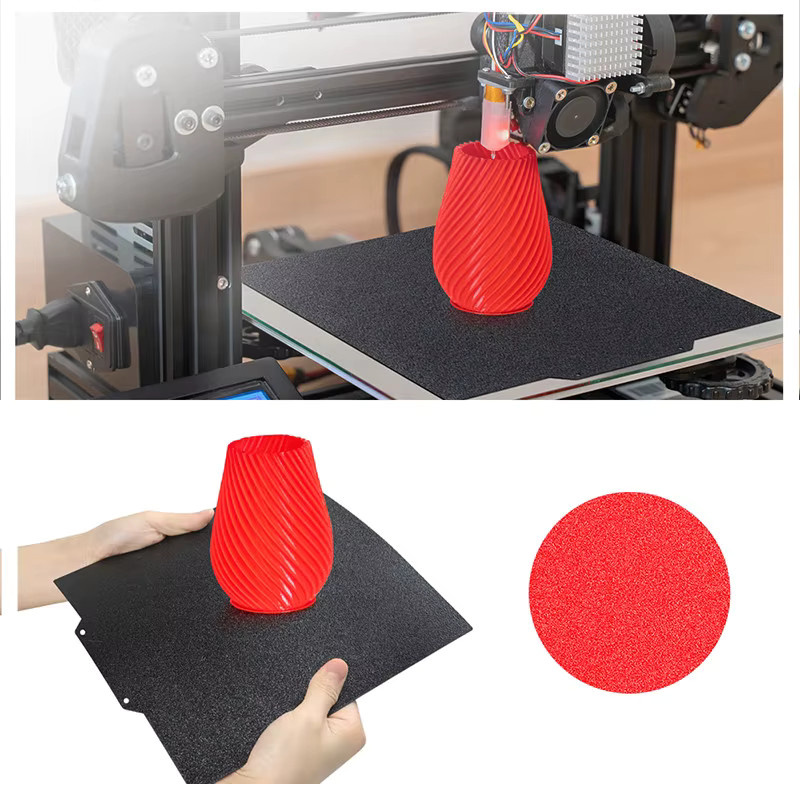 Sovol Magnetische PEI Bauplatte für Voron 350 V2 und Sovol SV08, Doppelseitig Glatt mit Chamäleon-Folie, B/T: 355 x 355 mm - Bild 4