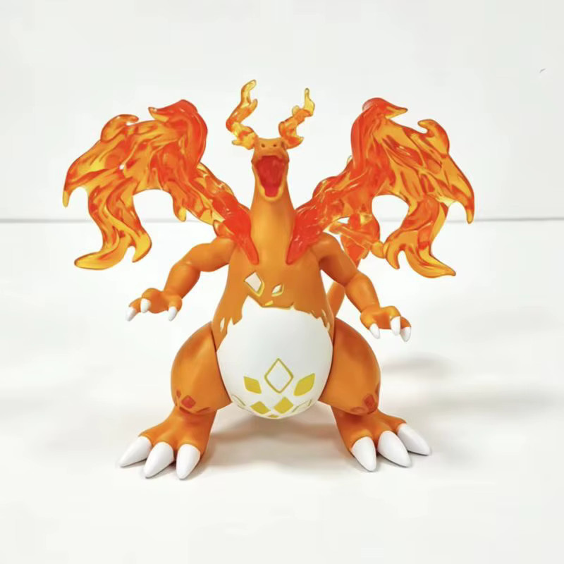 TAKARA TOMY Pokémon Bkm Gigantamax Glurak Anime-Figur, PVC-Statue - Bild 3