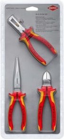Knipex Elektro-Zangen-Set aus Chrom-Vanadium in Rot - Bild 1