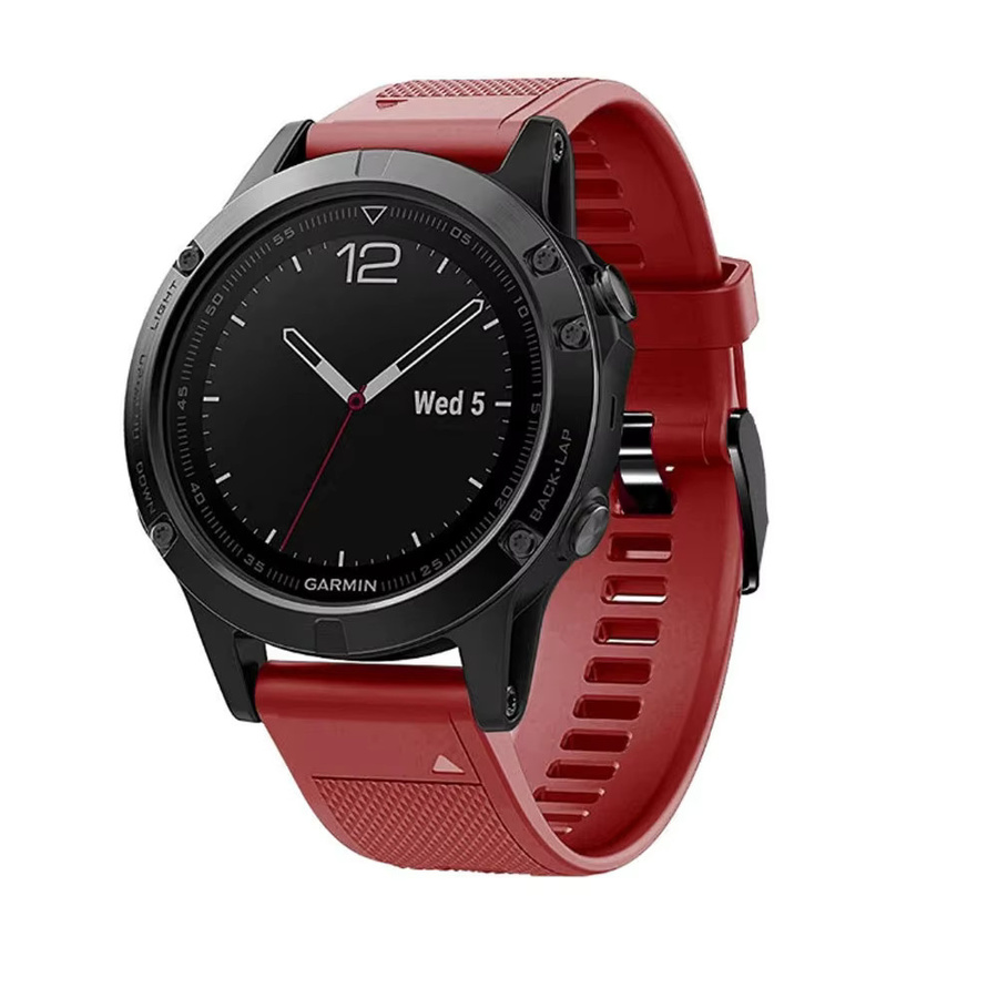 KAFNHCKA Uhrenarmband Silikon, Weiß, Unisex, Garmin - Bild 2