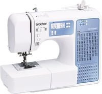 Brother Computer-Nähmaschine FS100WTVM1 Quilter in Weiß und Lila mit Display, LED-Licht und Anschiebetisch - Bild 1