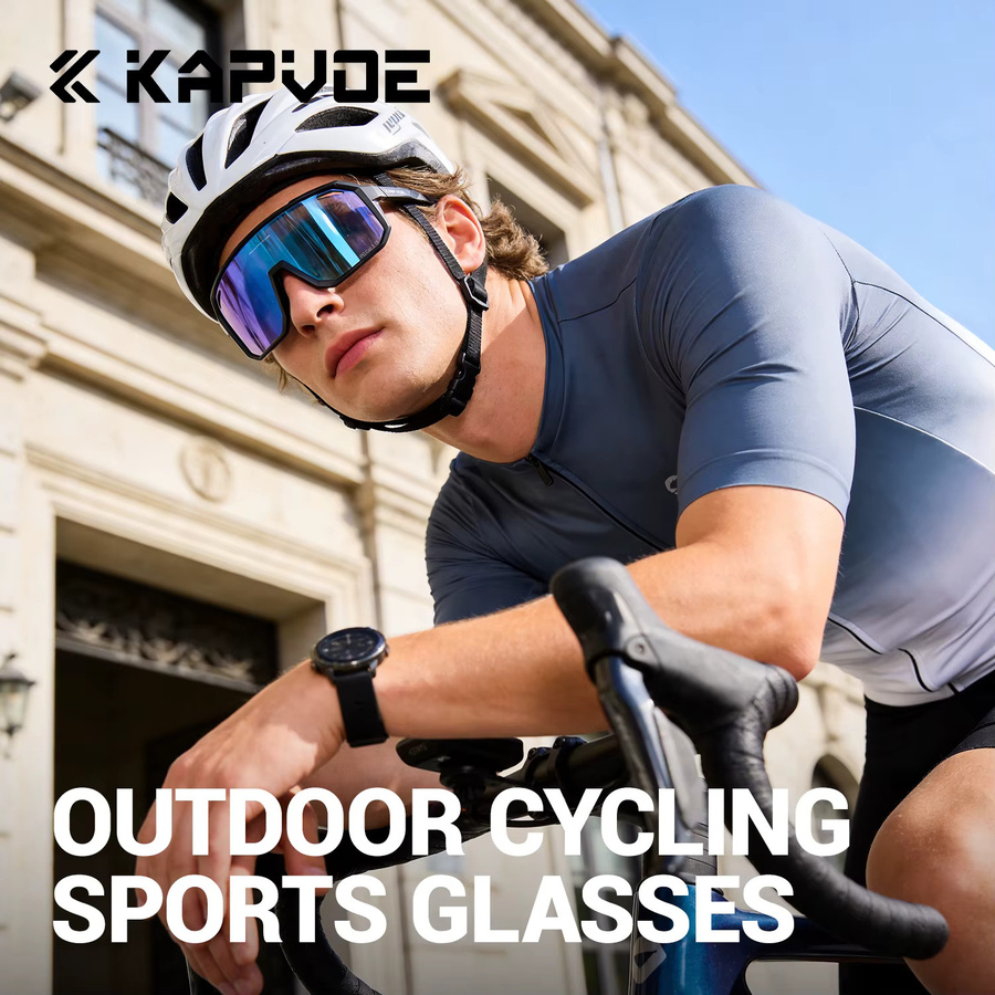 Kapvoe Sonnenbrille, polarisiert, Vollrand, black, unisex - Bild 2
