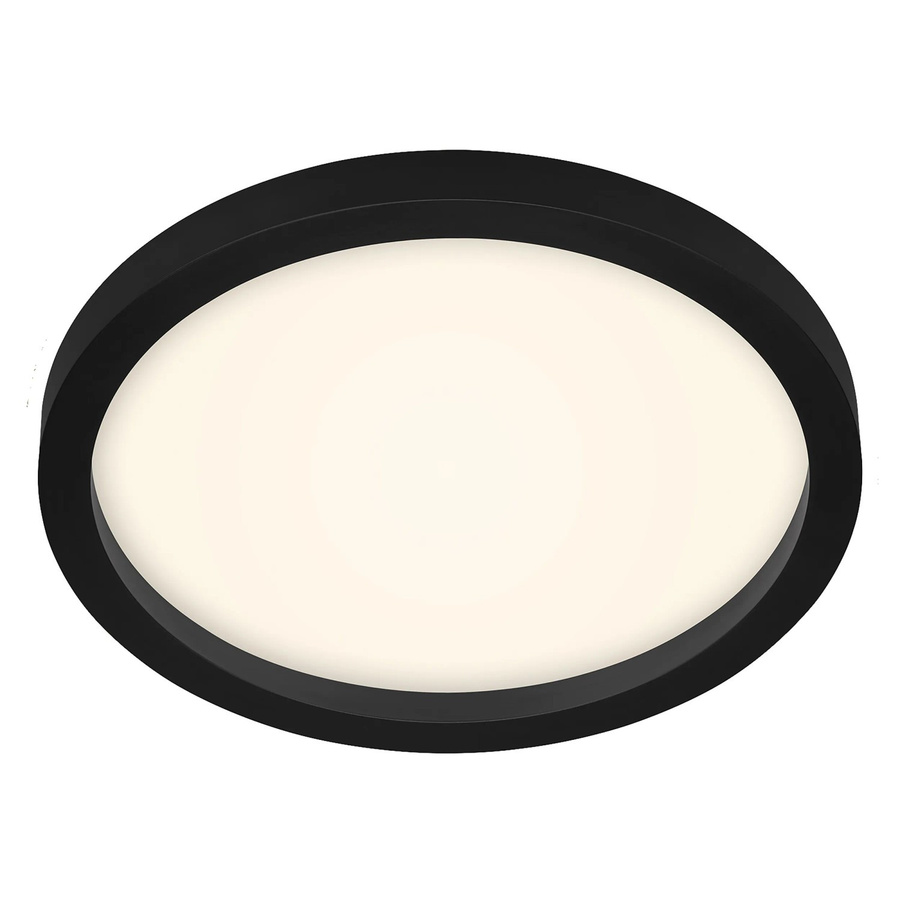 Briloner LED Deckenleuchte Cadre mit Backlighteffekt in Schwarz, Durchmesser: 29,7 cm - Bild 2