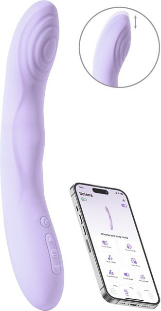 Svakom Stoßvibrator Selena mit Wärmefunktion in Purple - Bild 1