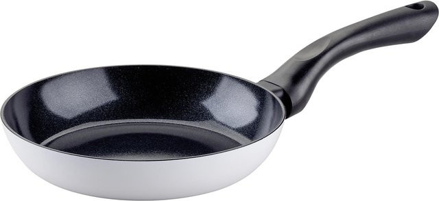 Fackelmann Bratpfanne Arcadalina aus Keramik und Aluminium, Schwarz-Weiß, Durchmesser: 20 cm - Bild 1