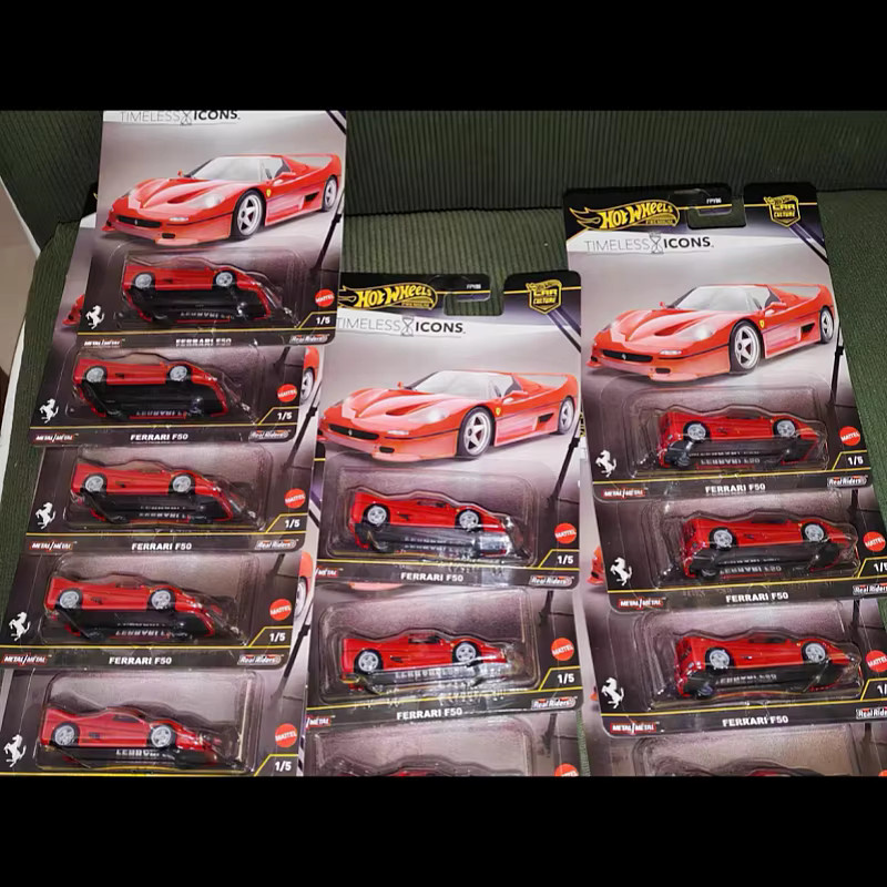 Hot Wheels Gold Label Car Culture Classic Ferrari F50, Druckgussauto, mit Metall und Gummi - Bild 3