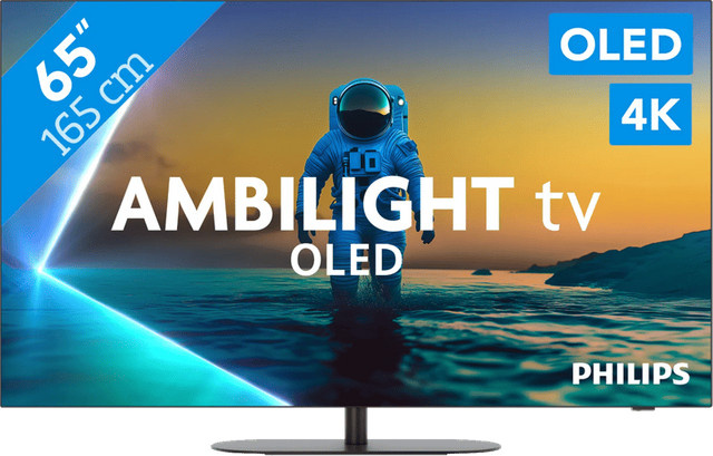 Philips Ambilight OLED810 4K UHD Fernseher 65 Zoll in Schwarz - Bild 1