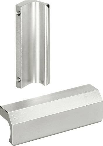 Rohde Leistengriff EL-35.060.36 aus Edelstahl in Silber matt, L x B x H: 80 x 35 x 30 mm - Bild 1
