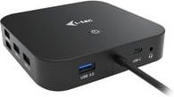 i-tec USB-C Dual Display Docking Station mit HDMI, DisplayPort, Ethernet und 4K UHD in Schwarz - Bild 1