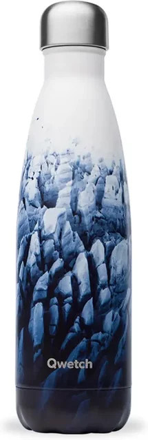 Qwetch Originals Berg Isolierflasche in Blau, 0,42 l - Bild 1